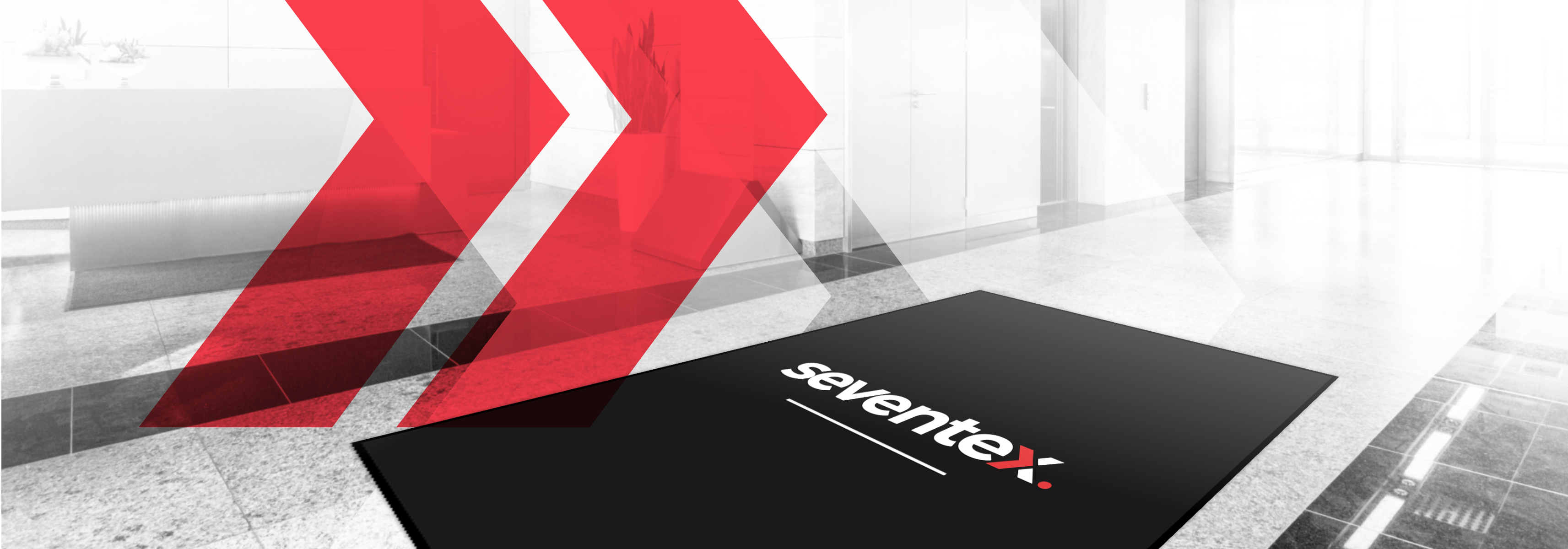 Seventex reklamni predpražniki z logotipom