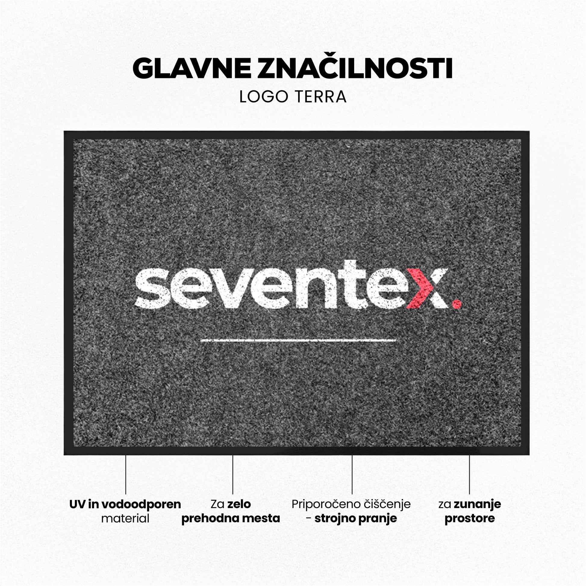 Preproga za hotelski vhod z visokim brandingom