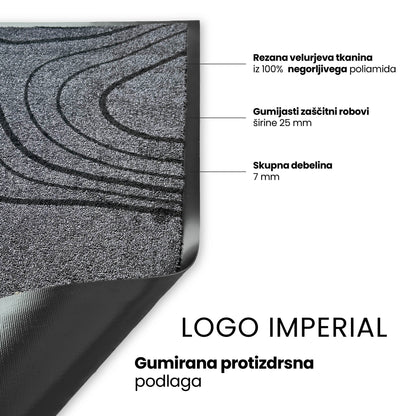 Profesionalni reklamni logo tepih v poslovni stavbi